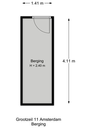 Floorplan - Grootzeil, 1034 LN Amsterdam